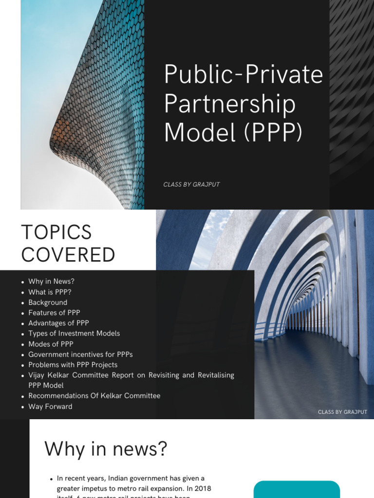 Understanding Public-Private Partnerships | PDF | Public–Private ...