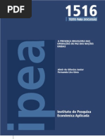 A presença brasileira nas operações de paz das NU