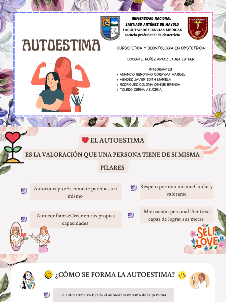 Fortaleciendo la Autoestima en Estudiantes | PDF | Autoestima ...