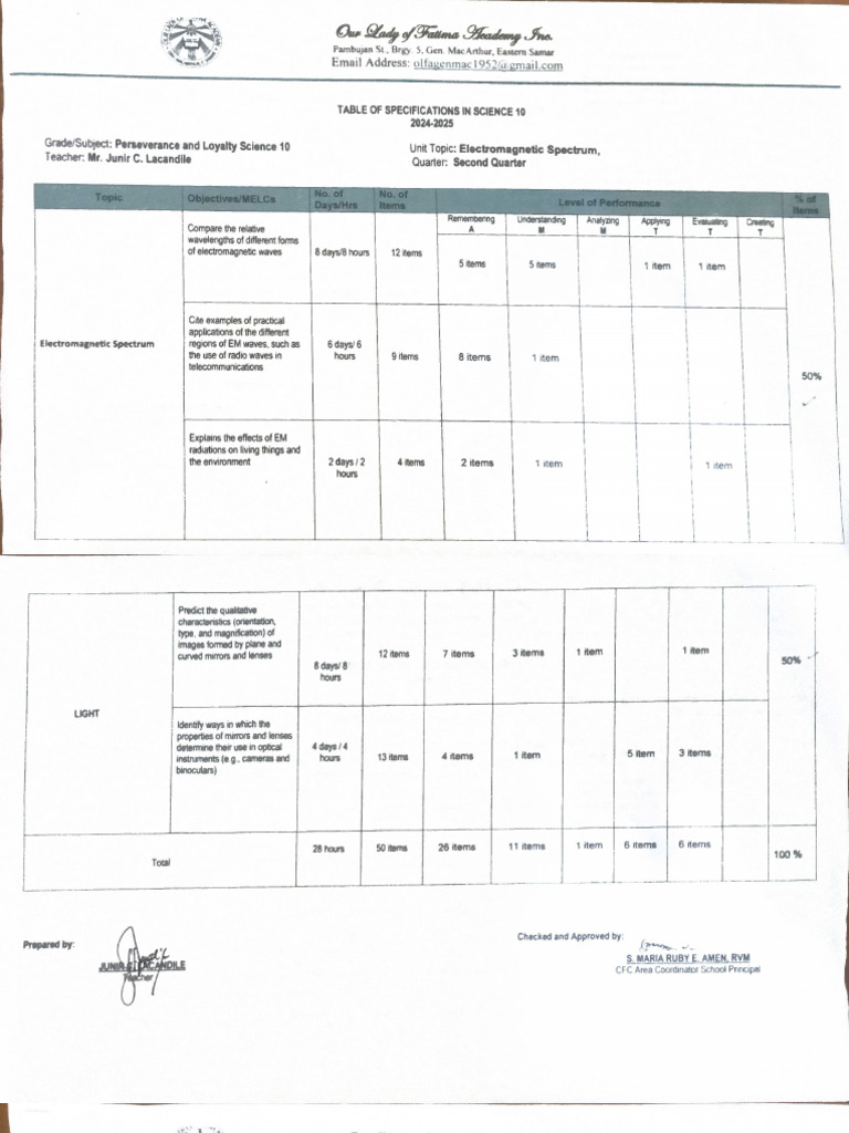 TOS Science 10 (Q3) | PDF