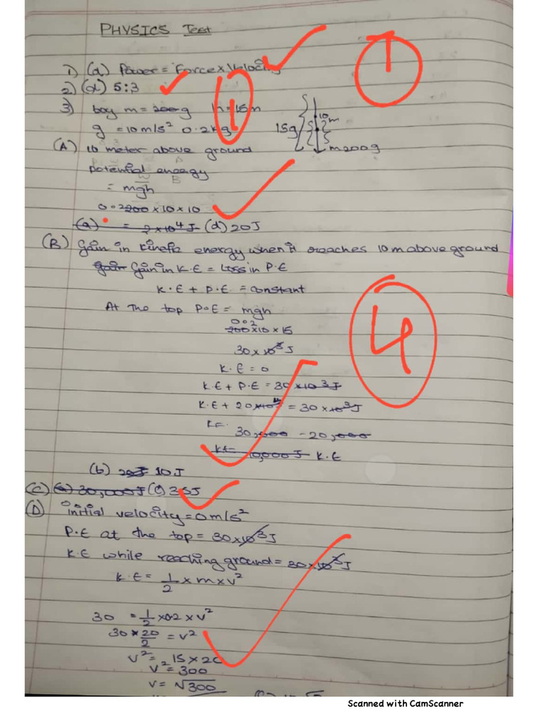 Corrected Test 1 | PDF