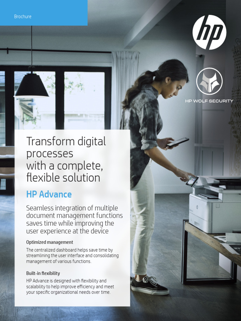 HP Advance: Streamlined Document Management | PDF | Access Control ...