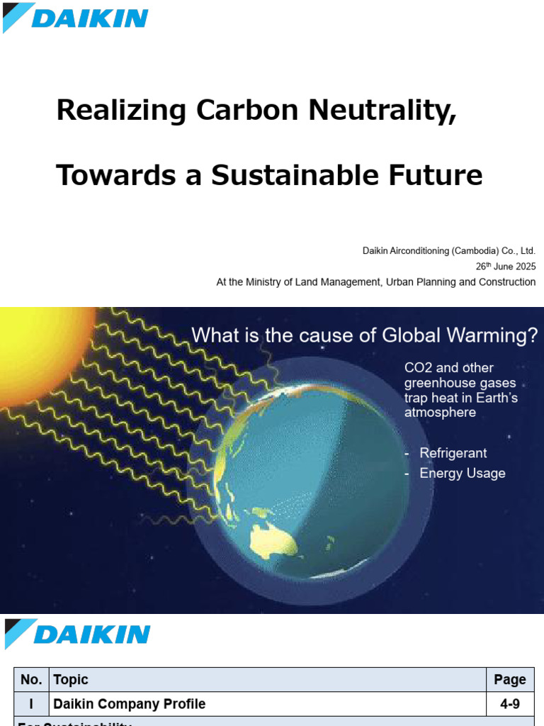 Daikin's Sustainable HVAC Solutions in Cambodia | PDF | Air ...