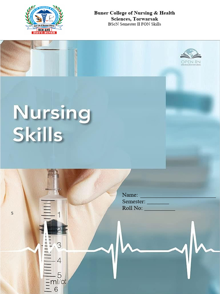 BScN Semester II FON Skills Guide | PDF