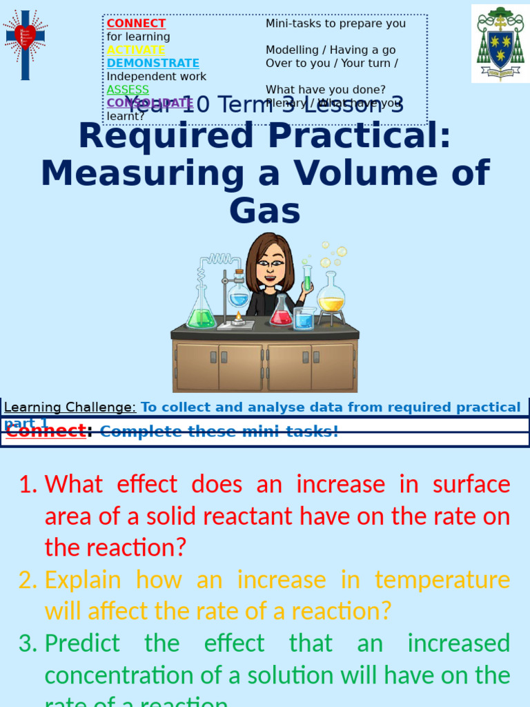 Year 10 Chemistry: Gas Volume Practical | PDF | Reaction Rate ...