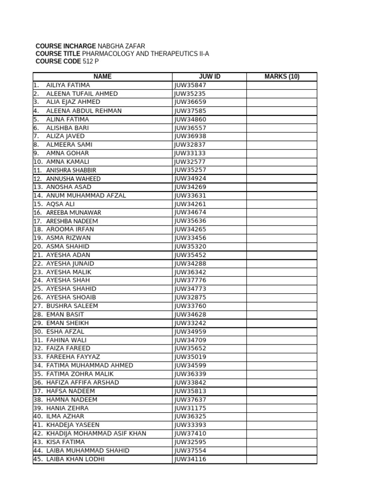 Sec A List 1 | PDF
