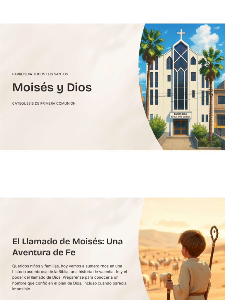 El Llamado de Moisés a la Fe | PDF | Moisés | Dios