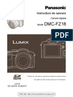 Manual de Utilizare Panasonic FZ18