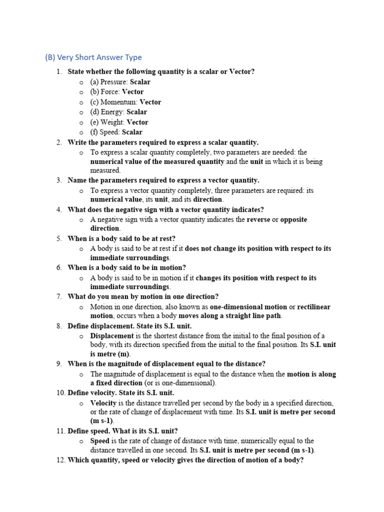 Motion in One Dimension (A) | PDF | Acceleration | Velocity