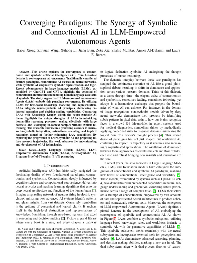 LLMs in Neuro-Symbolic AI Integration | PDF | Artificial Intelligence ...