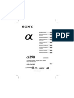 Manual de Utilizare Sony A390