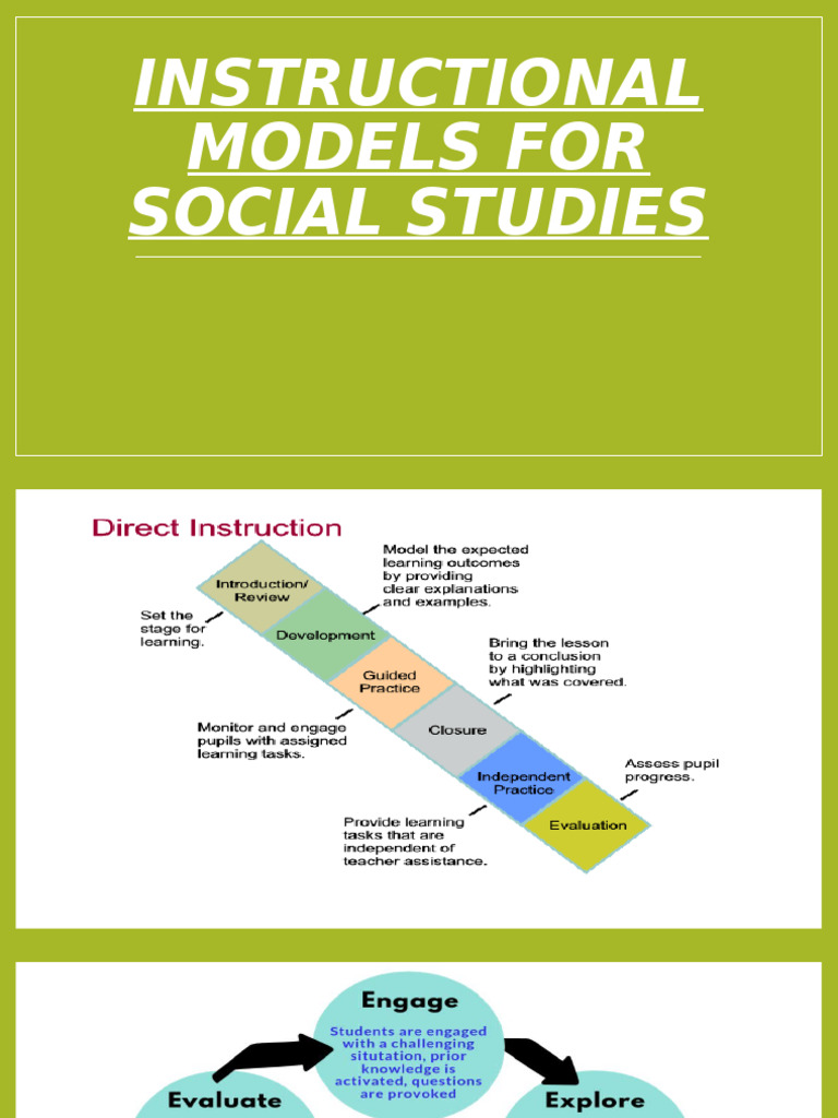 Instructional Models For Social Studies | PDF