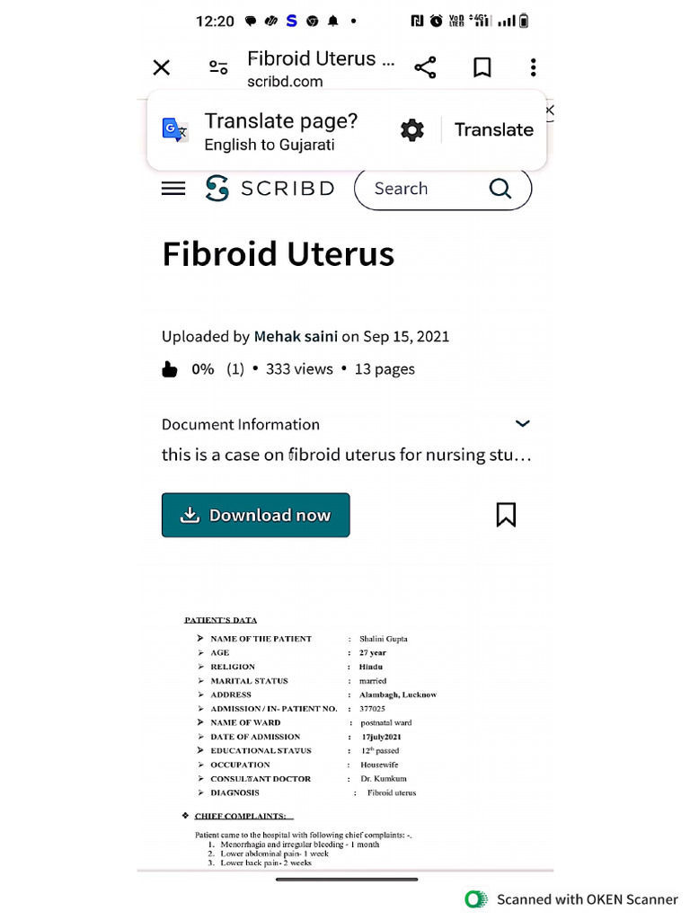 Fibroid | PDF