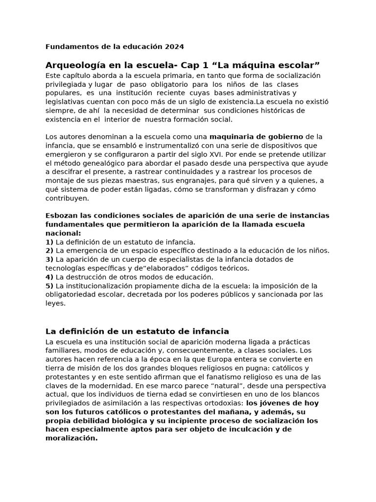 Historia y función de la escuela moderna | PDF | Escuelas | Institución