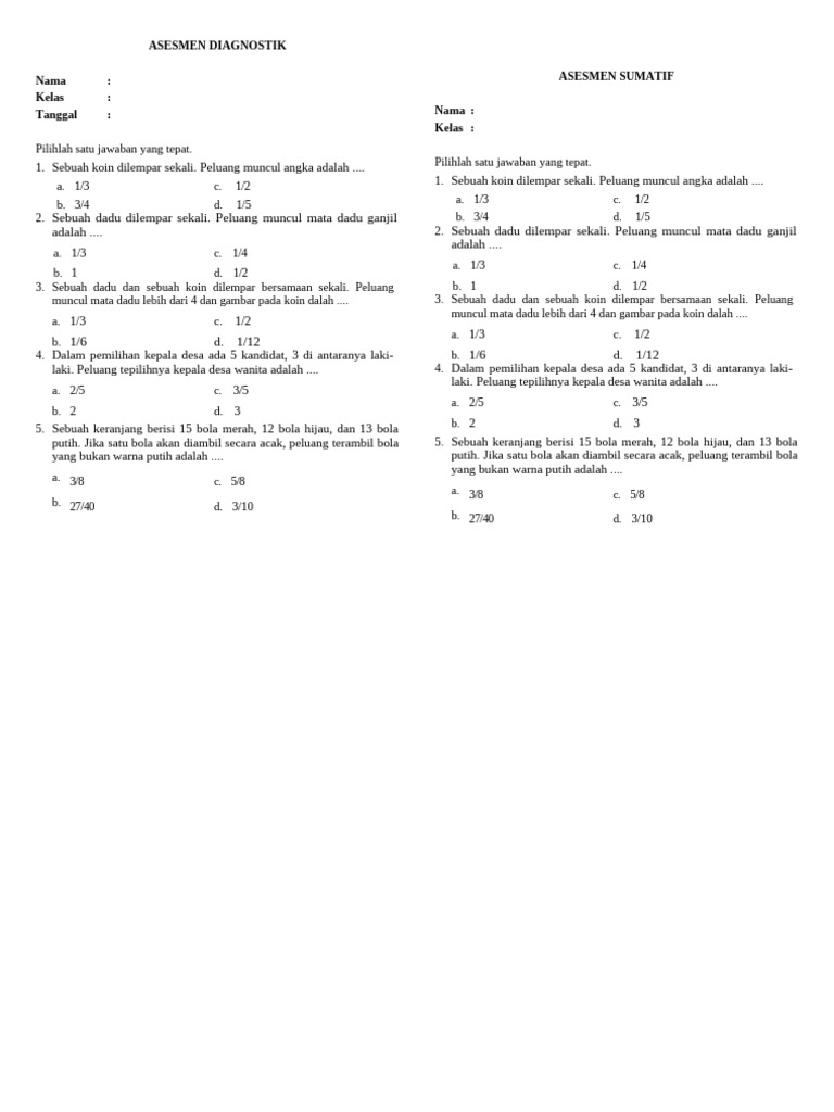 POST-TEST | PDF