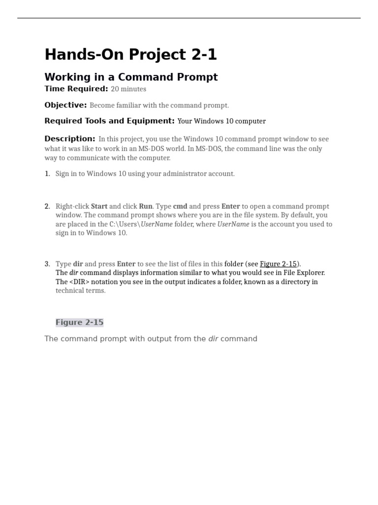 Windows Command Prompt Basics Guide | PDF | Command Line Interface ...