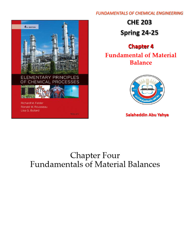 Chapter 4 Revised | PDF | Distillation | Equations