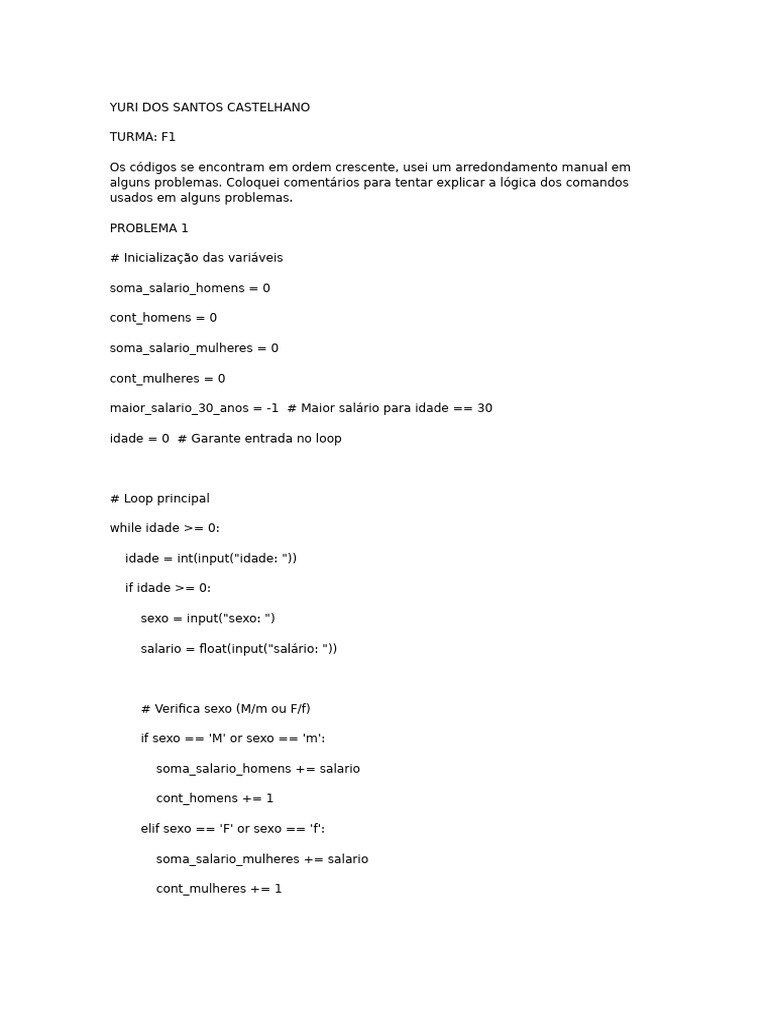 Análise de Dados e Cálculos em Python | PDF | Triângulo | Decimal