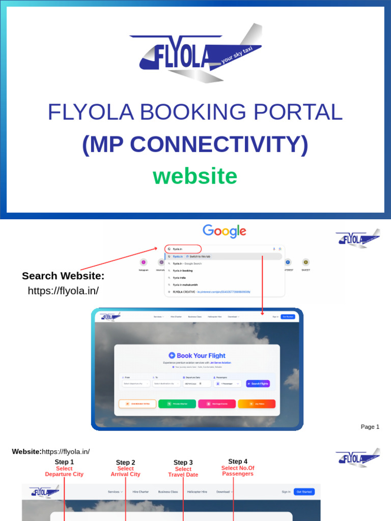 Flyola Booking Portal: (MP Connectivity) | PDF | Banking Technology