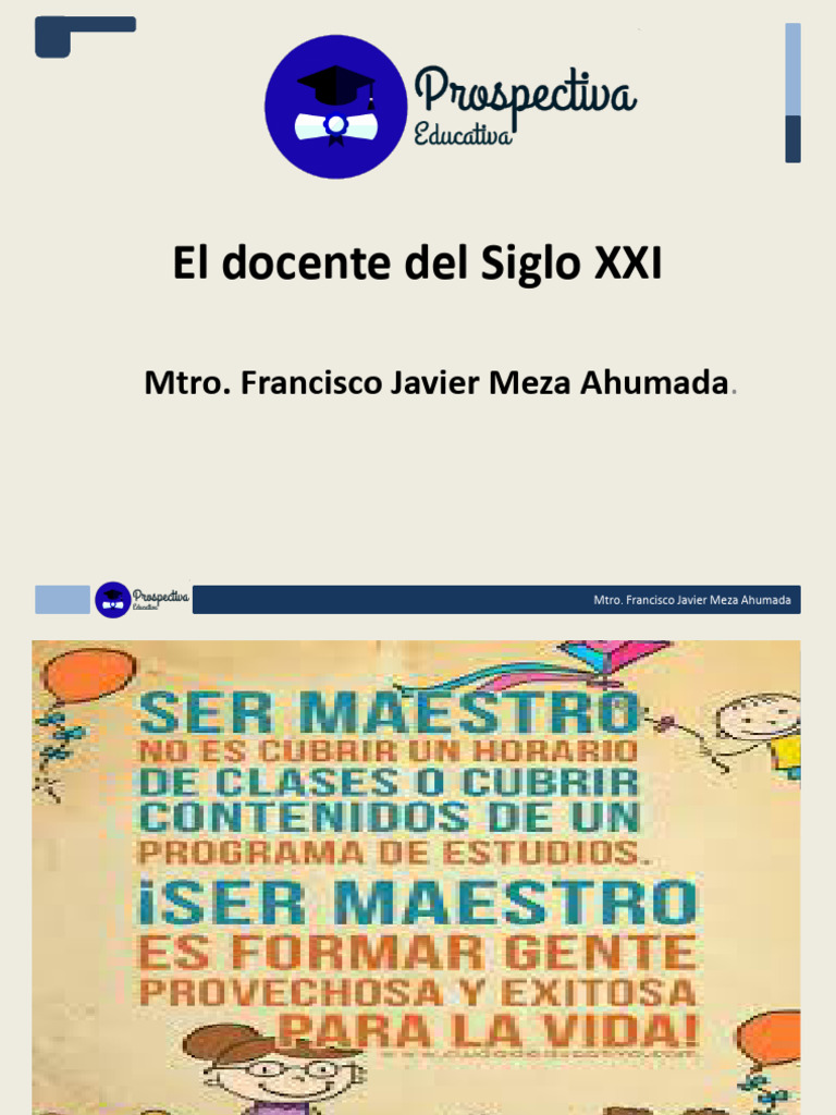 El Docente Del Siglo XXI | PDF | Enseñando | Maestros