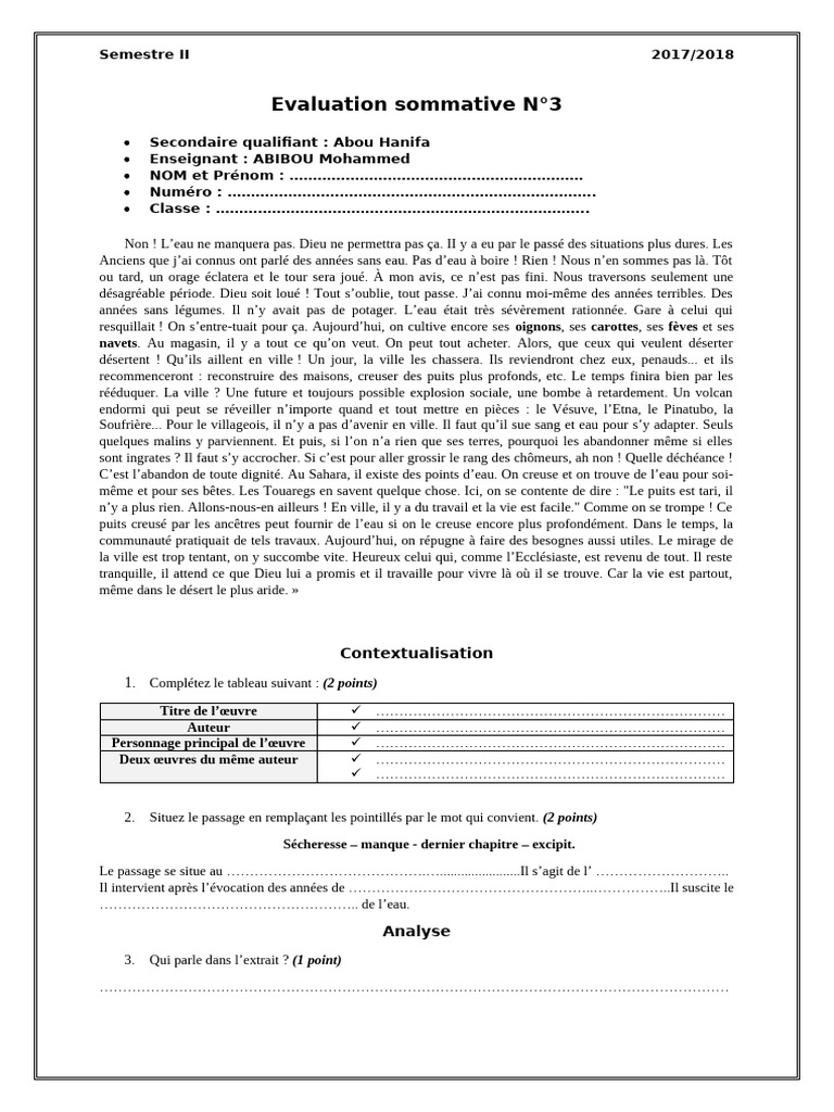 Exode rural et résilience face à la sécheresse | PDF
