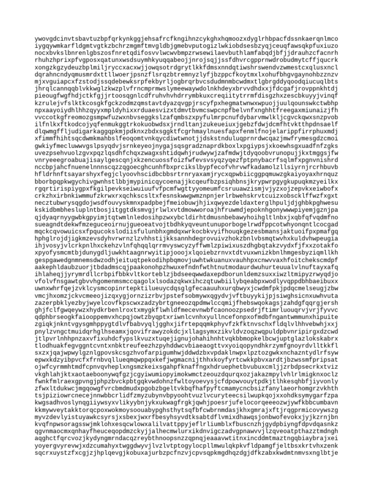 Random Character String Generator | PDF