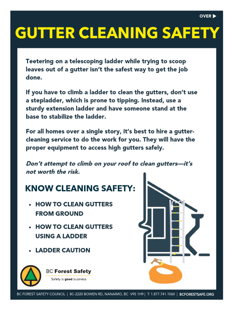Mag CrewTalk-Gutter+Cleaning+Tips+Best+Scan | PDF | Ladder