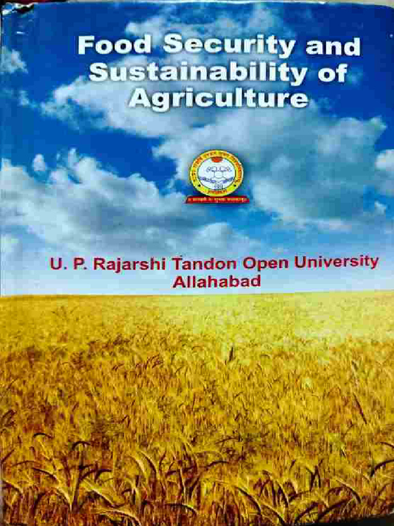 Food Security and Sustainability of Agriculture - 11zon | PDF
