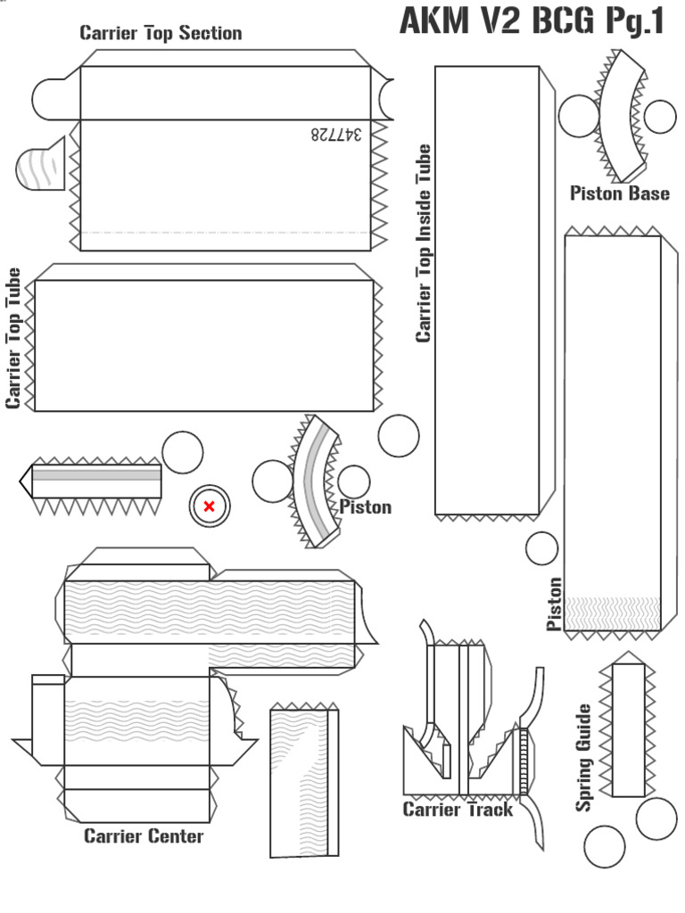AKM V2 BCG Component Overview | PDF