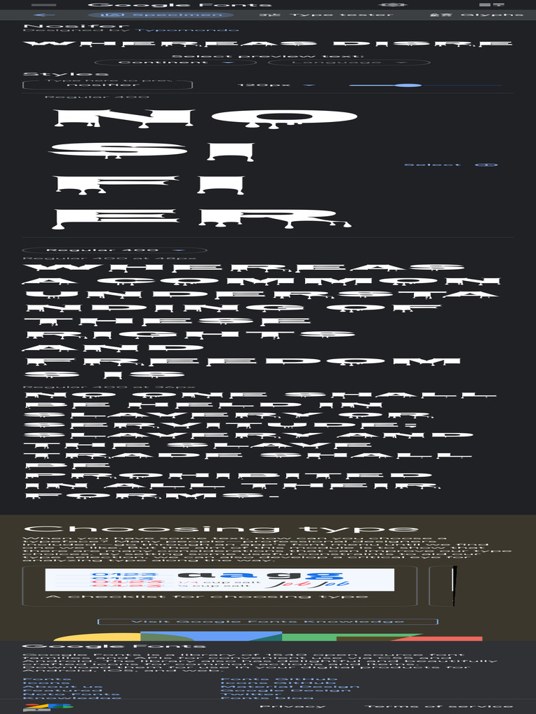 Nosifer Font Overview and Download | PDF