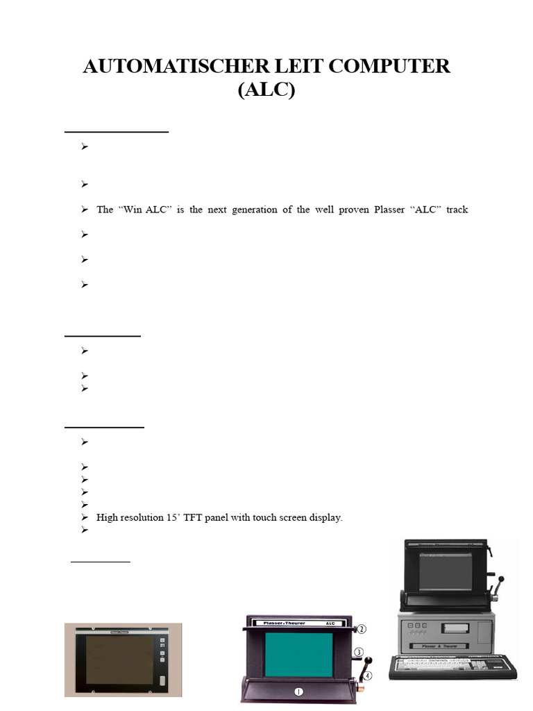 WinALC: Advanced Track Geometry Control | PDF | Analogue Electronics ...