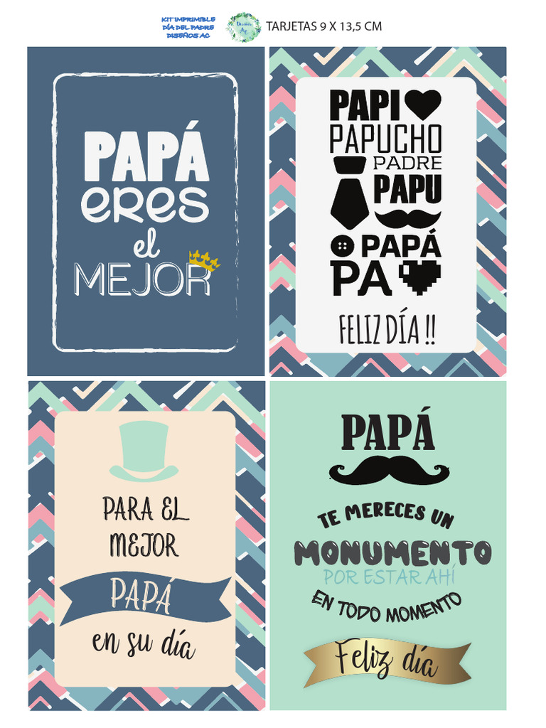 Tarjetas Dia Del Padre | PDF