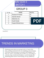 Trends in Marketing