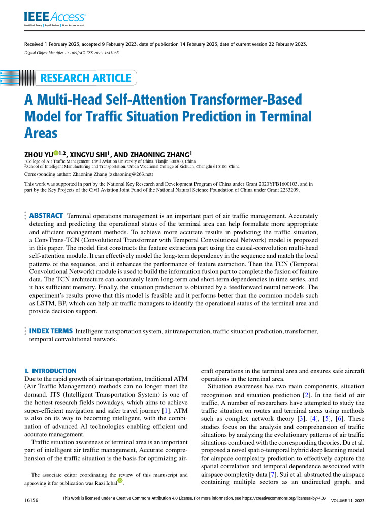 Transformer Model for Traffic Prediction | PDF | Applied Mathematics ...