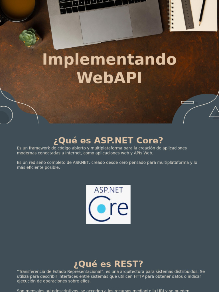 Implementación de WebAPI en ASP.NET Core | PDF | Informática ...