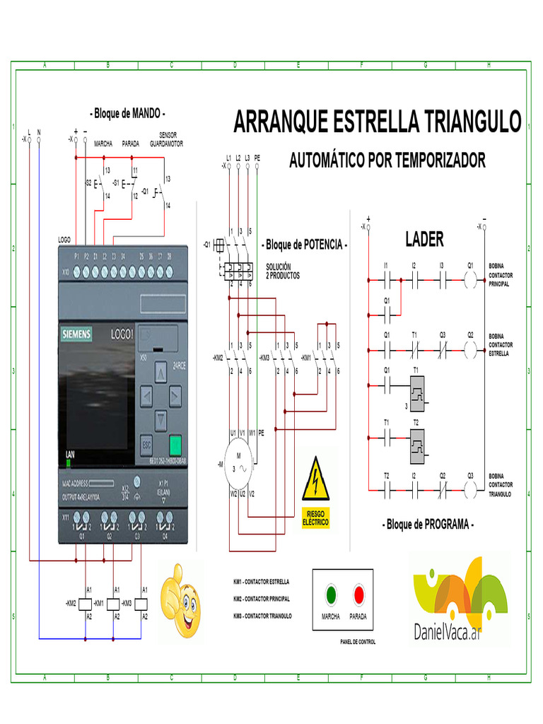 Diagrama de Arranque Estrella-Triángulo | PDF