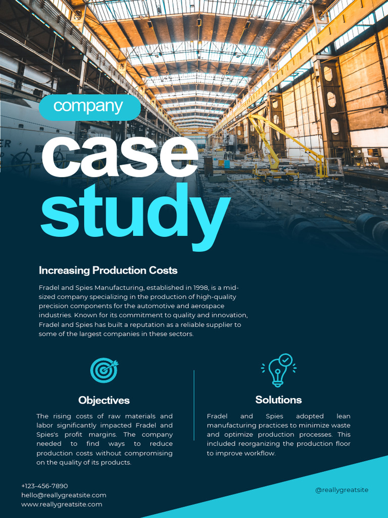 Blue Modern Company Case Study A4 - 20250726 - 030240 - 0000 | PDF