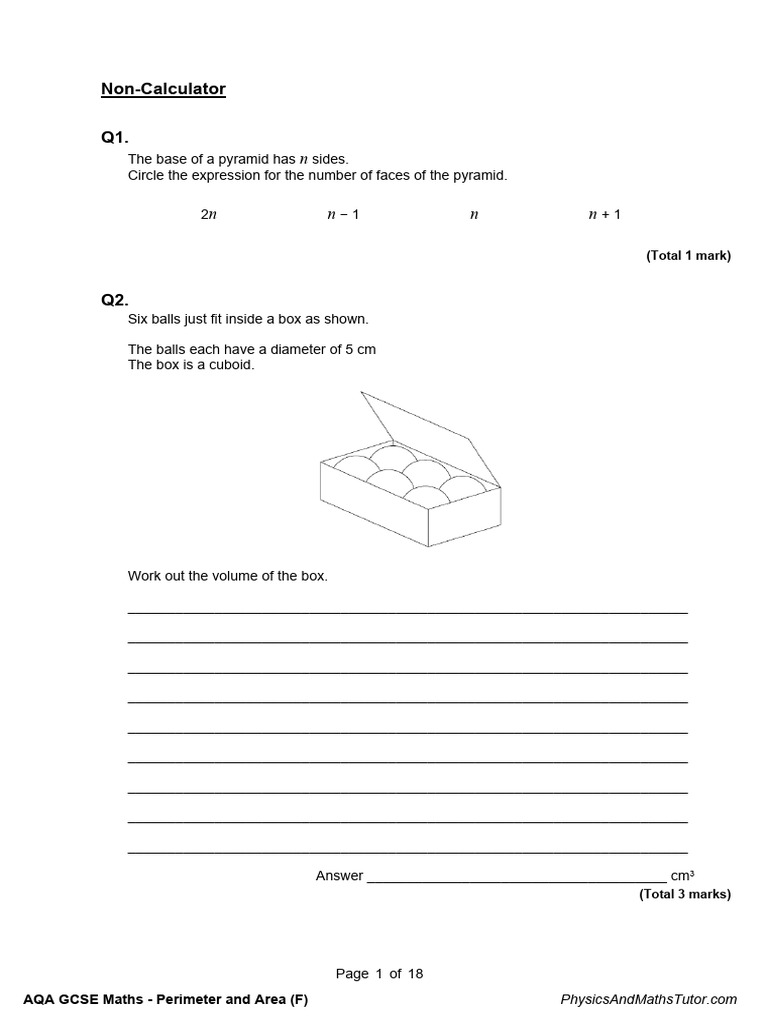 OAE 027 Study Guide: Geometry Basics | PDF | Area | Volume