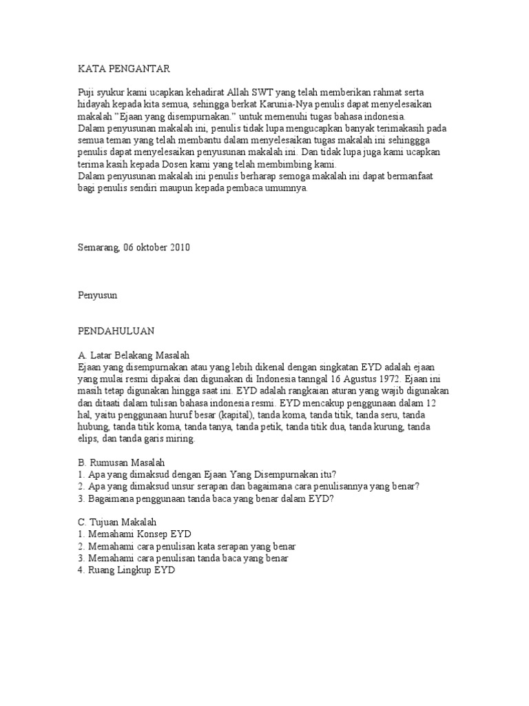 EYD | PDF