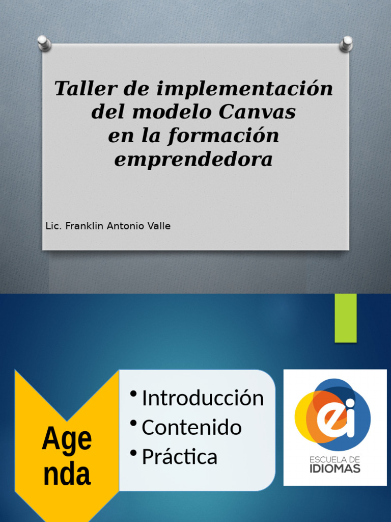 Taller de Implementación Del Modelo Canvas | PDF | Business | Negocios ...