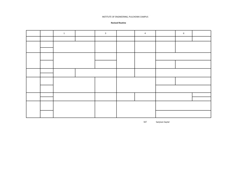 Electrical Engineering Class Schedule | PDF | Probability And Statistics