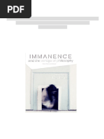 洋書 Immanence and the Vertigo of Philosophy Immanence and the Vertigo of Philosophy: From Kant to