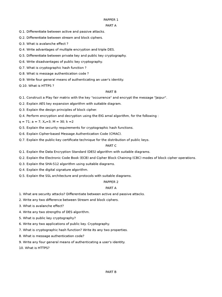Cryptography Concepts and Algorithms Guide | PDF | Cryptography ...
