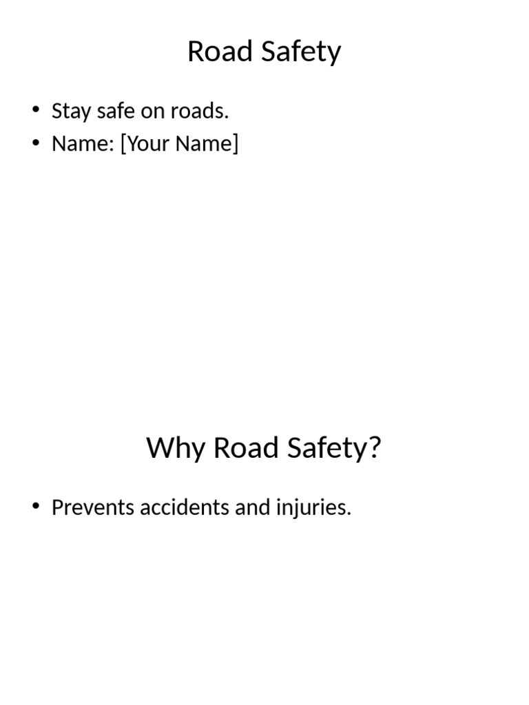Essential Road Safety Tips and Rules | PDF