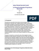 Membina Pengetahuan Matematik Melalui Interaksi