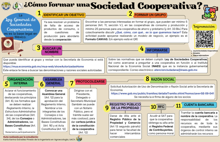 Ruta-Creación de Una Sociedad Cooperativa | PDF | Cooperativa | Economias