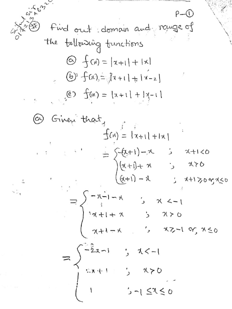 Function, Domain, Range, Graph, Continuity and Discontinuity | PDF