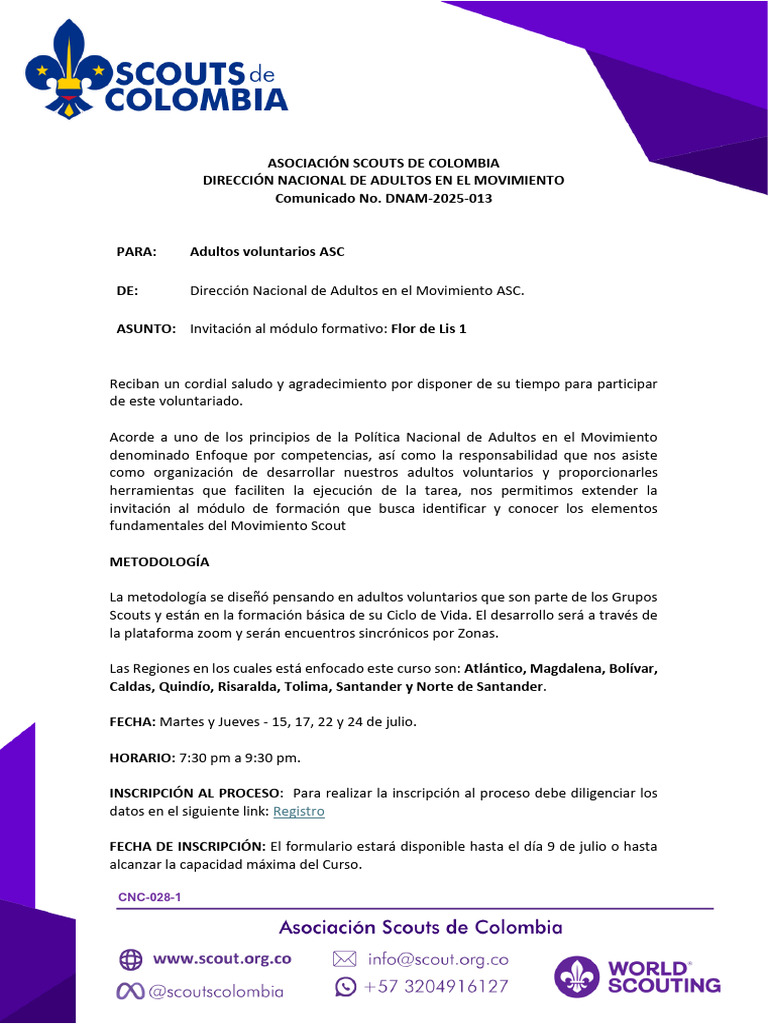 Modulo Formativo Flor de Liz | PDF | Exploración