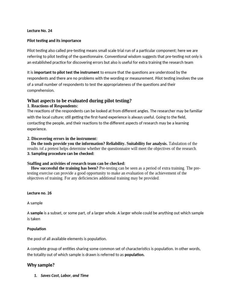 A Sample Short Question+ Mcqs | PDF | Sampling (Statistics) | Survey ...