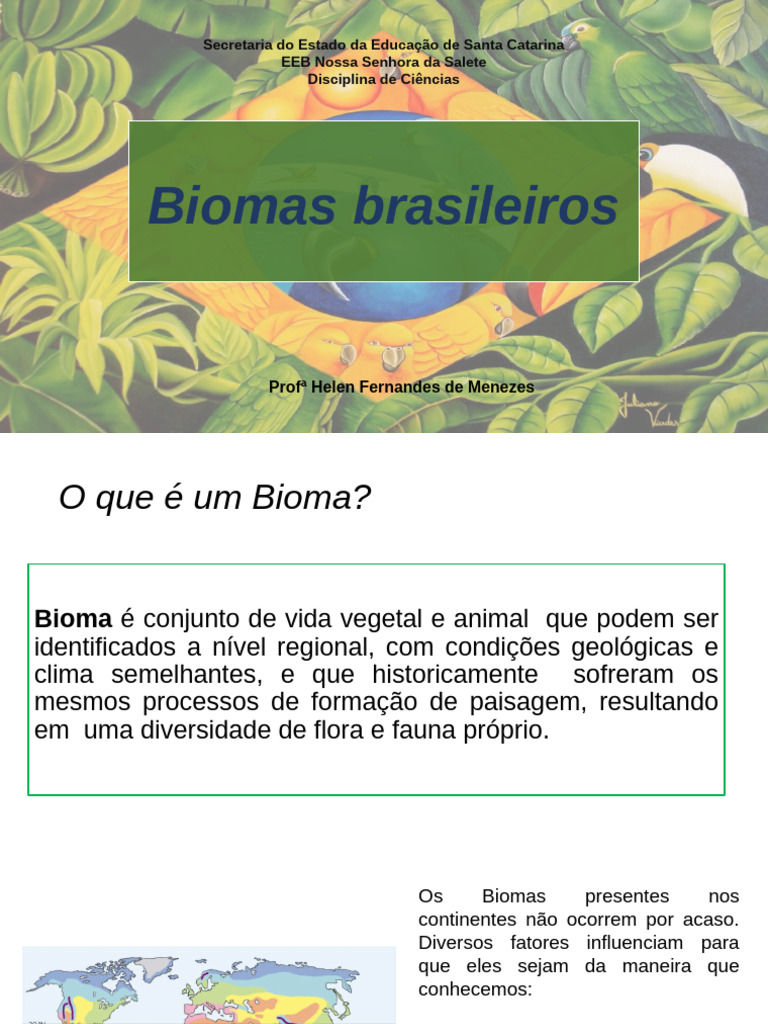 Biomas Mundiais e Brasileiros | PDF | Floresta Amazônica | Ecologia
